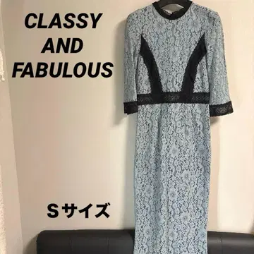 [컨디션 최상] 전체 레이스 타이트 원피스 블루그린 S사이즈 7부 소매