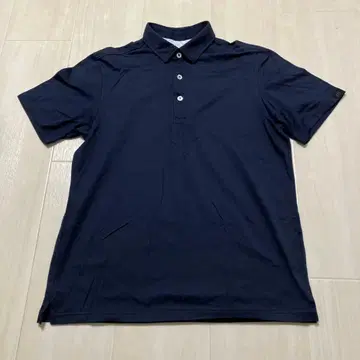 트래비스 매슈 남성용 피케 셔츠 네이비 M