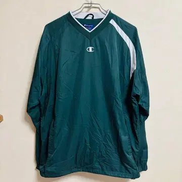 [ 고품질 ] Champion 챔피온 V넥 풀오버 나일론 자켓