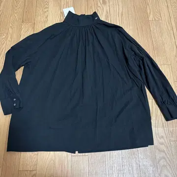 택 포함 새상품 퓨어세신 하이넥 긴팔 셔츠