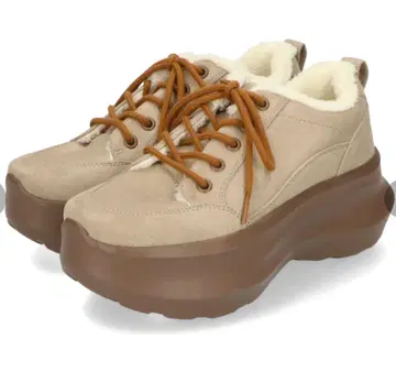 새상품 보아 디자인 통굽 스니커즈 23cm