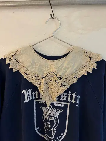 빈티지 레이스 탈부착 카라 아이보리 kiaris otoe toro