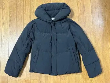 새상품급 PLST 플라스테 숄카라 다운 자켓 L 블랙 블랙 세탁 가능