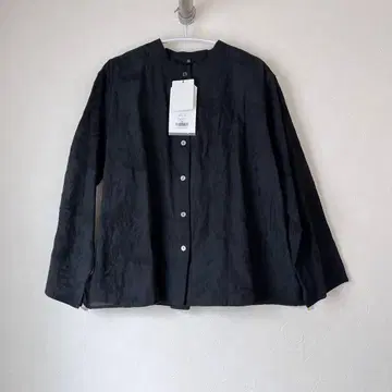 MB 자카드 EMB 보타니컬 블라우스 풀오버 스크런치 드 마망