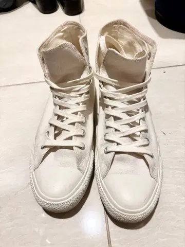 컨버스 유나이티드 애로우즈 콜라보 하이컷 스니커즈 화이트