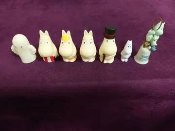 무민 소프트 비닐 5개 (덤 미니 피규어 포함)