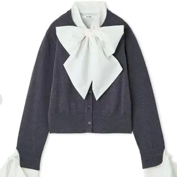 스나이델 보타이 도킹 니트 풀오버