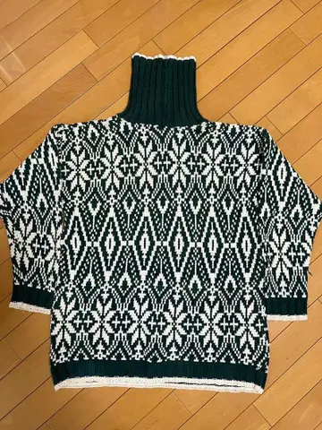 80s 빈티지 EddieBauer 노르딕 니트 스웨터