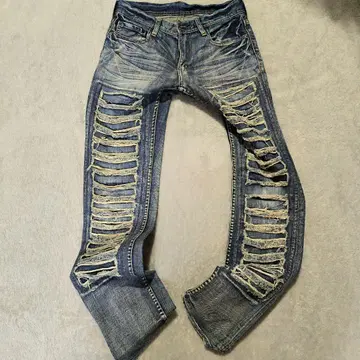 새상품급 EDGE RUPERT 데미지 가공 스키니 데님