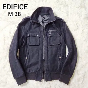 [ EDIFICE ] M-65 밀리터리 두꺼운 원단 블루종 집업 M