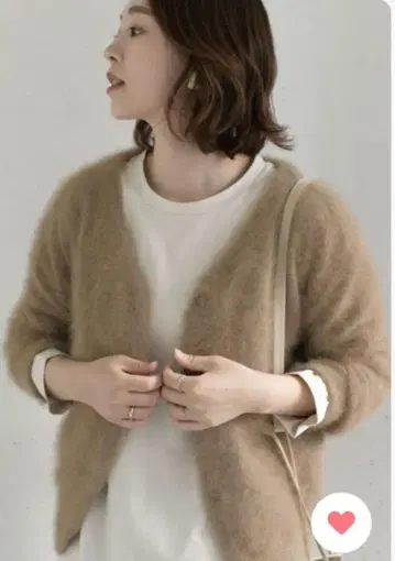 URBAN RESEARCH ROSSO WOMEN 라쿤 가디건 브라운