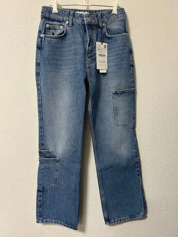 ZARA 데님 카고 팬츠