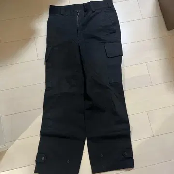 빔즈 블랙 카고 팬츠 4 포켓