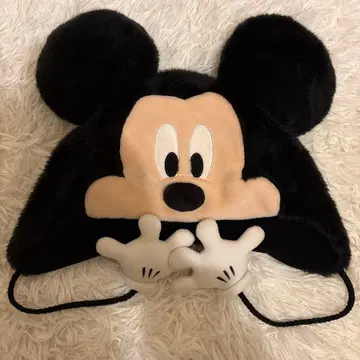 미키마우스 인조 모피 모자