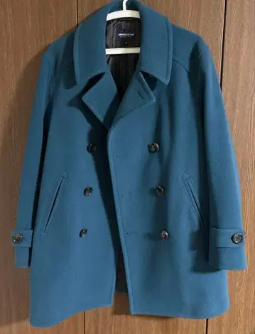 UNION STATION 남성용 비기 피코트 블루