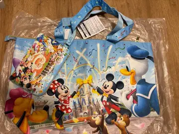 디즈니 토트백 도쿄 디즈니 리조트 파우치 캐릭터