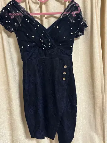 로브 드 플뢰르 DEA 펄 레이스 드레스 L 새상품급