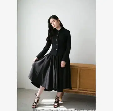 시네마틱 버지니아 스커트 팬츠 모토 스즈키 씨 블랙