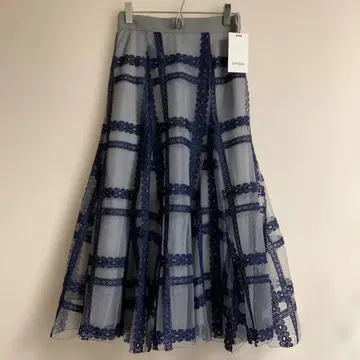 SNIDEL 스나이델 튤 롱 스커트