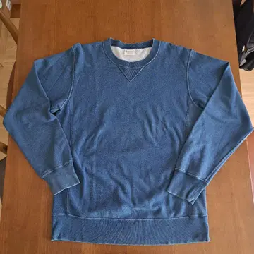 챔피온 리버스위브 맨투맨 데님 컬러 V