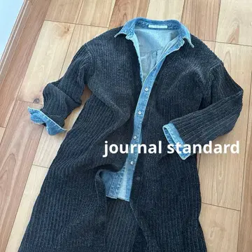 저널 스탠다드 롱 니트 가디건