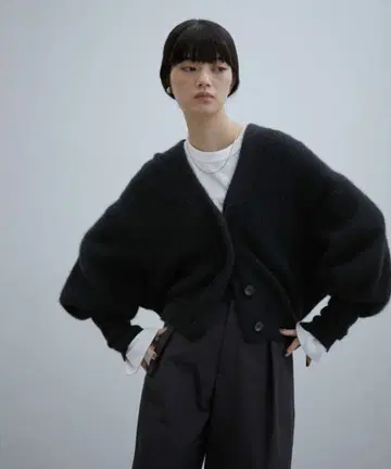 ADAM ET ROPE' 퍼 니트 가디건