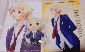 도키메모 혼다 유키 봉제 인형 마스코트 빅 타월 클리어 파일