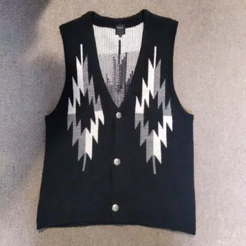 M&S 치마요 패턴 인디언 네이티브 베스트 M 사이즈