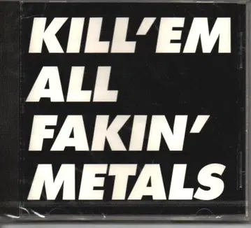 V.A.- Kill'em all fakin' metals CD 미개봉