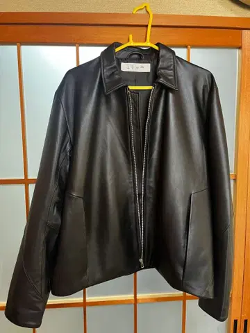 baloriginal 블랙 가죽 자켓 M