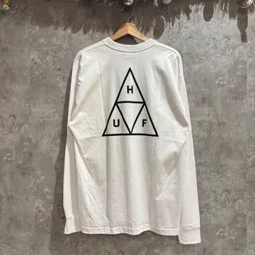 [ 무료배송 ] 미사용 새상품 HUF 롱티 백 프린트 스트릿 스케이터