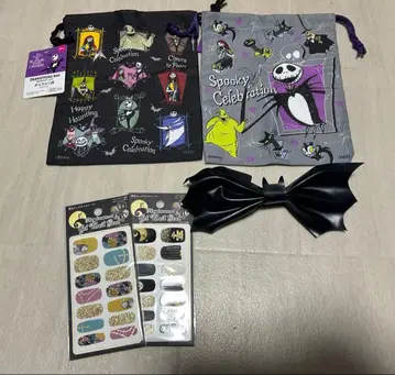 나이트메어 포어 크리스마스 복조리 네일 씰 리본