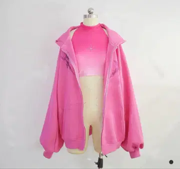 aespa 윈터 후드티 핑크