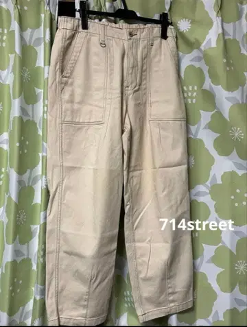 714STREET 베이지 치노 팬츠 175/80A 아메리칸 레트로 팬츠