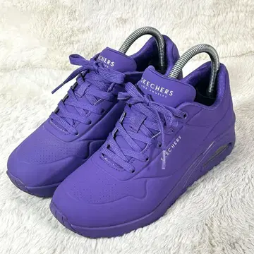 [ SKECHERS ] 통굽 스니커즈 퍼플 UNO-NIGHT SHADS