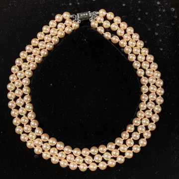 모조 진주 목걸이