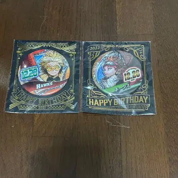 나의 히어로 아카데미아 호크스 벌스데이 캔뱃지 2021년 2022년