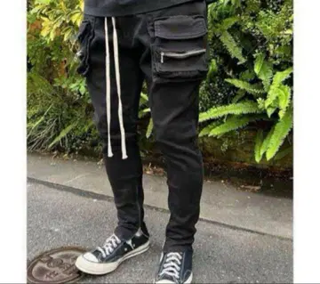 됭케셰인 블랙 스키니 팬츠