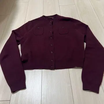 CABAN 가디건 보르도