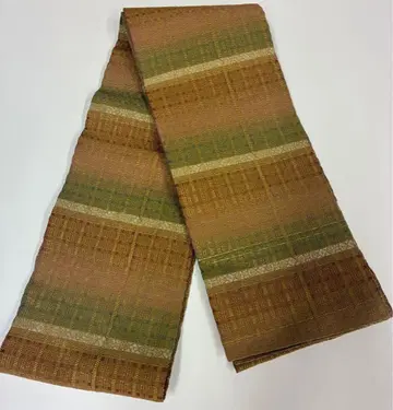 직조 반폭 오비 기모노