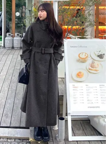 그레일 GRL 울 트렌치코트 ze783