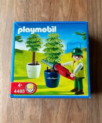 플레이모빌 4485 나무와 작업자 피규어