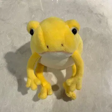 몬수이유 보노 봉제 인형 개구리 옐로우 컬러