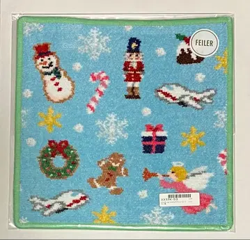 [ FEILER x JAL ] 드림이 스노우 플라토 손수건 JAL 한정판