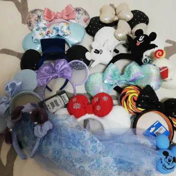 디즈니 머리띠 벌룬 키링 묶음 판매