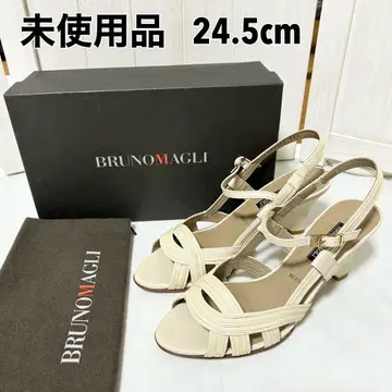 미사용 BRUNOMAGLI 블루노마리 백 스트랩 샌들 24.5