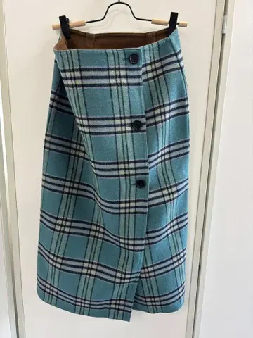 IENA 울 혼방 리버서블 랩스커트 타이트 스커트 S 사이즈