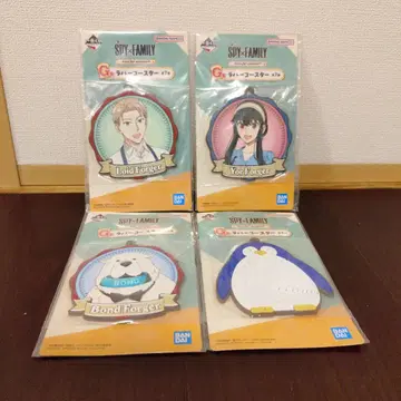 스파이 패밀리 러버 코스터 세트