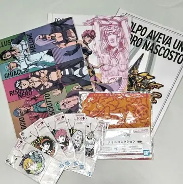 죠죠 제일복권 러버 참 포스터 타월 9종 세트