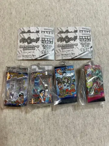 요괴워치 미니어처 패키지 컬렉션 미사용 새상품 4개 세트